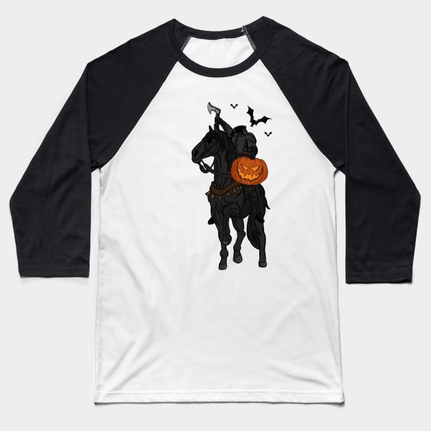 Headless Horseman of Sleepy Hallow Baseball T-Shirt by rmcbuckeye